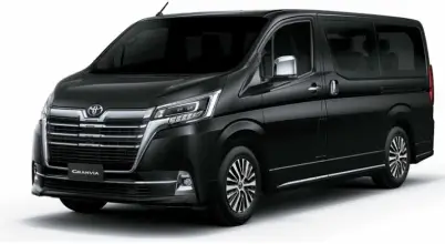 Toyota Granvia with driver